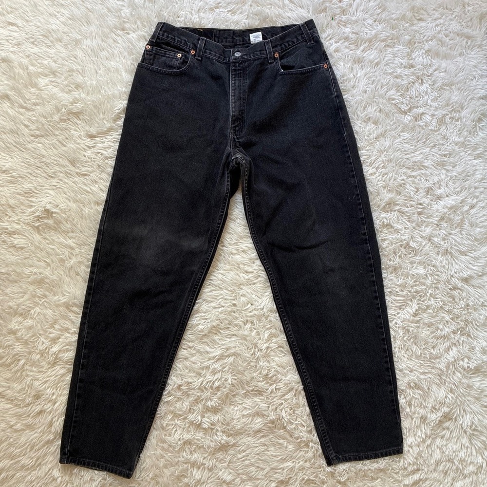 Levis Y2K Vintage 560 Loose Fit Tapered Leg Jeans Black Vintage Mens Size 36x34